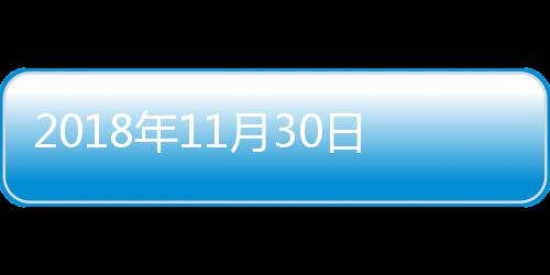 2018年11月30日中國玻璃綜合指數,行業資訊