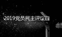 2019黨員民主評議自我評價總結兩篇