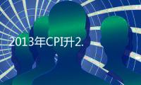 2013年CPI升2.6%低于調控目標 今年需警惕通脹抬頭