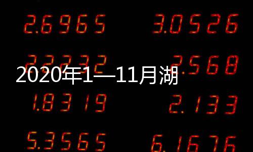 2020年1—11月湖南電子信息制造業固定資產投資同比增長77.2%