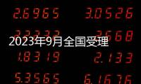 2023年9月全國受理網絡違法和不良信息舉報1872.2萬件