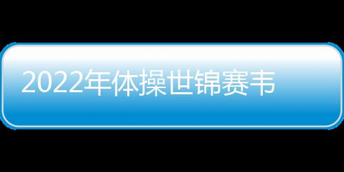 2022年體操世錦賽韋筱圓衛冕高低杠冠軍 鄒敬園吊環摘銀！