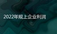 2022年規上企業利潤下降4%，鋼鐵、疫苗制造行業等降幅較大｜快訊