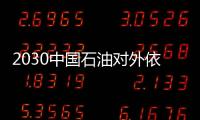 2030中國石油對外依存度達(dá)80% 天然氣42%