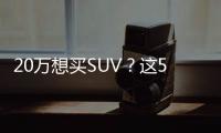 20萬想買SUV？這5款口碑最好