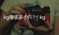 kg等于多少斤?（kg等于多少斤）