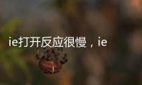 ie打開反應很慢，ie打開很慢怎么解決【圖解】