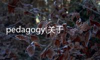 pedagogy(關(guān)于pedagogy簡述)