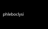 phleboclysis(關于phleboclysis簡述)